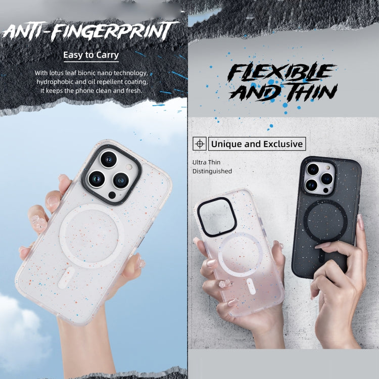 For iPhone 14 Plus ROCK Guard Ink Splash MagSafe Phone Case (White) - HoMEdemic™ 