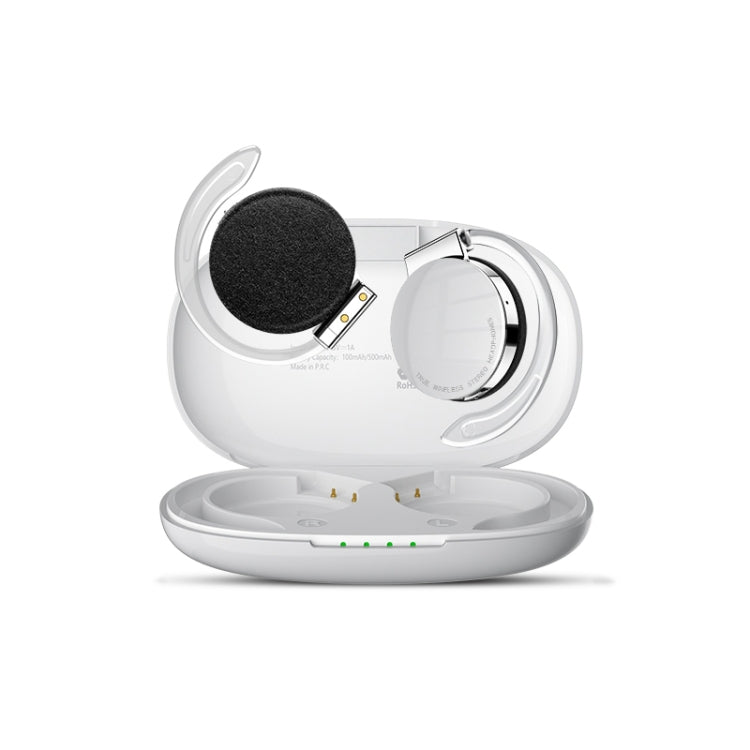 T&G F2 Ear Mount Waterproof Wireless Bluetooth Noise Reduction Earphone, Waterproof Level: IPX5(White) - HoMEdemic™ 