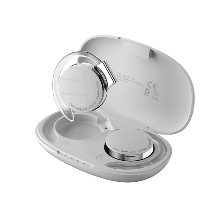 T&G F2 Ear Mount Waterproof Wireless Bluetooth Noise Reduction Earphone, Waterproof Level: IPX5(White) - HoMEdemic™ 