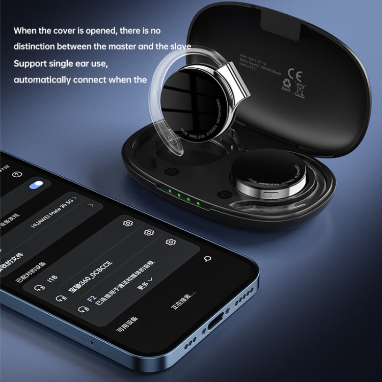 T&G F2 Ear Mount Waterproof Wireless Bluetooth Noise Reduction Earphone, Waterproof Level: IPX5(White) - HoMEdemic™ 