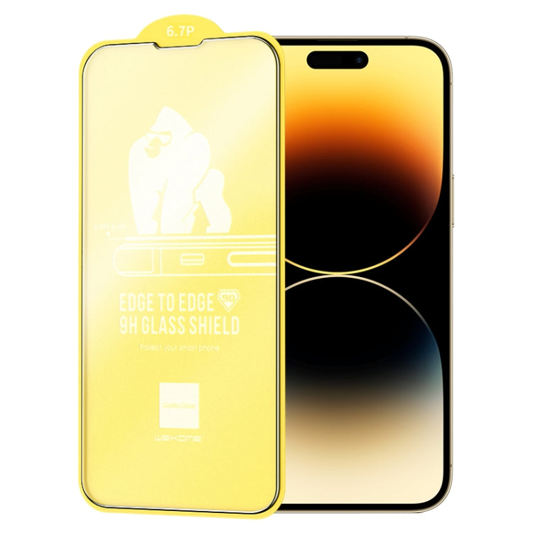 For iPhone 14 Pro Max WEKOME 9D Curved Frosted Tempered Glass Film - HoMEdemic™ 