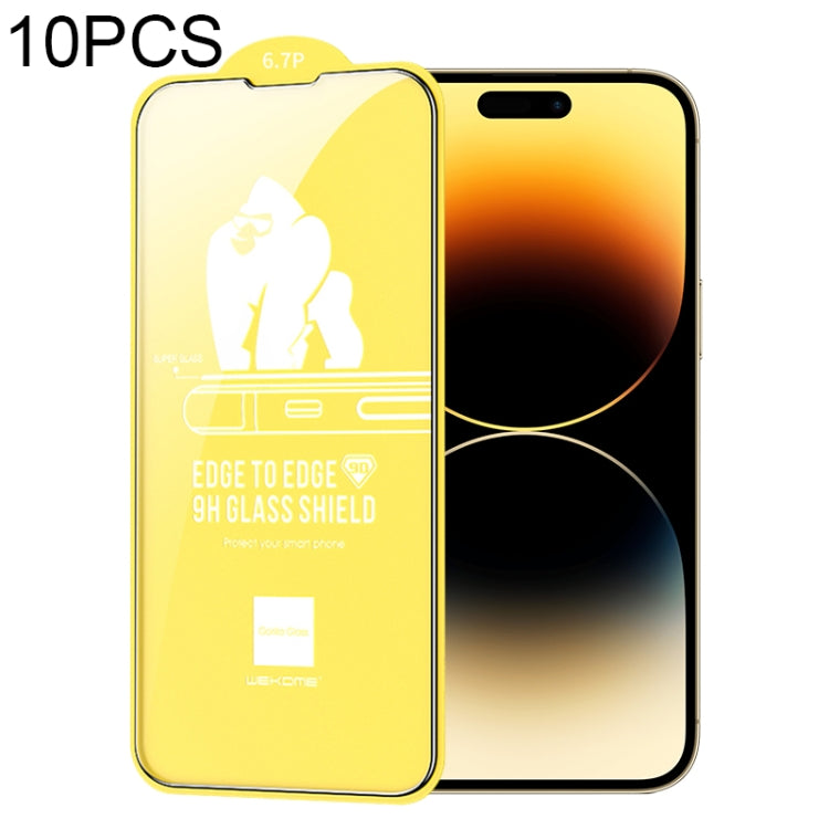 For iPhone 14 Pro Max 10pcs WEKOME 9D Curved HD Tempered Glass Film - HoMEdemic™ 