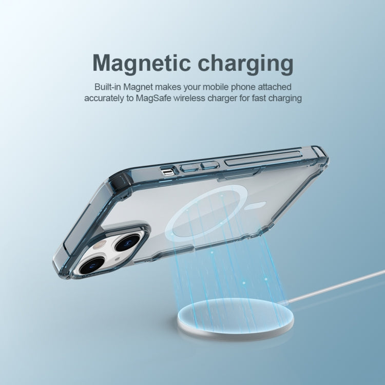 For iPhone 14 NILLKIN Ultra Clear Magsafe PC + TPU Phone Case (Transparent) - HoMEdemic™ 