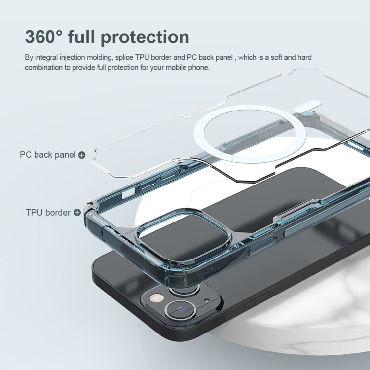 For iPhone 14 NILLKIN Ultra Clear Magsafe PC + TPU Phone Case (Transparent) - HoMEdemic™ 