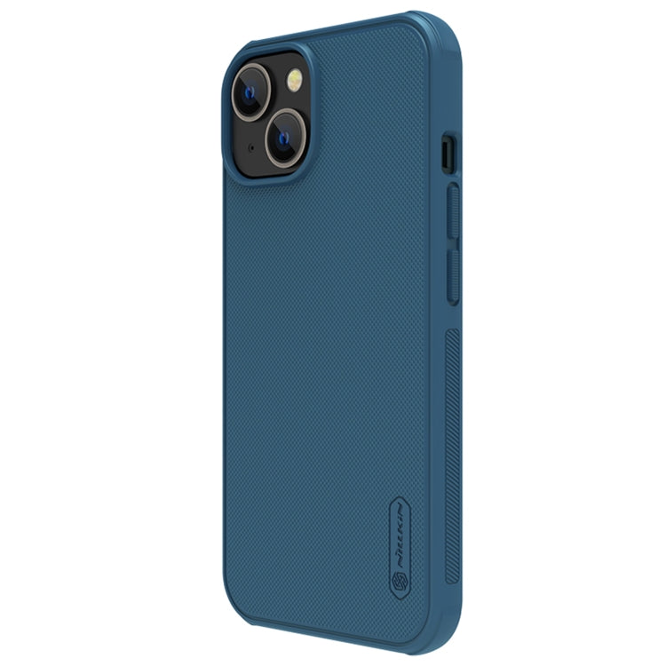 For iPhone 14 Plus  NILLKIN Frosted Shield Pro Magsafe Phone Case(Blue) - HoMEdemic™ 
