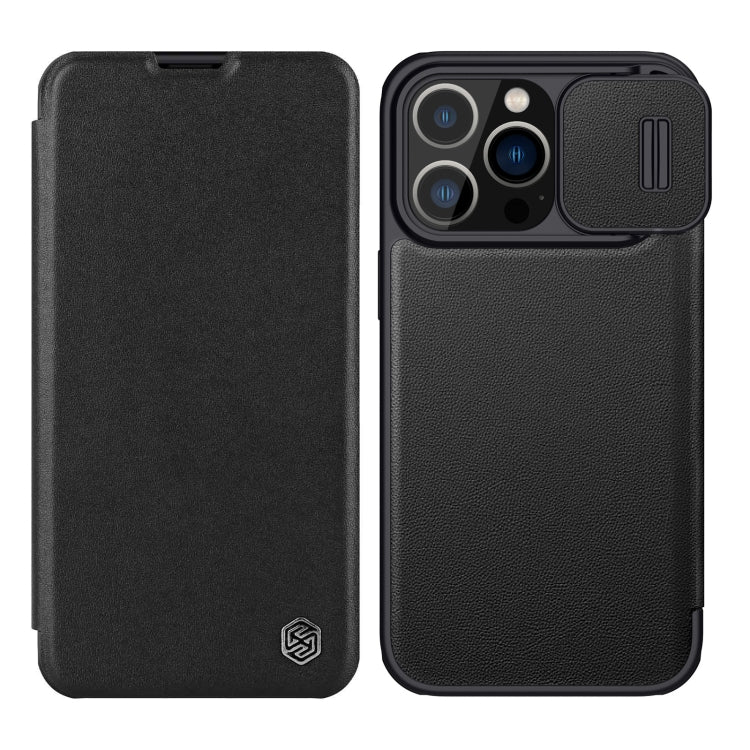 For iPhone 14 Pro NILLKIN QIN Series Pro Leather Phone Case(Black) - HoMEdemic™ 