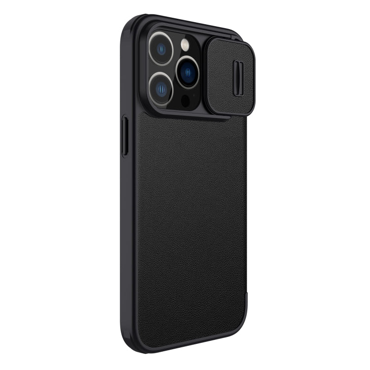 For iPhone 14 Pro NILLKIN QIN Series Pro Leather Phone Case(Black) - HoMEdemic™ 