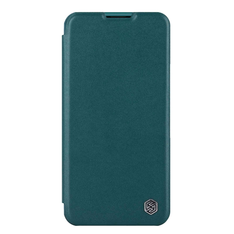 For iPhone 14 Pro NILLKIN QIN Series Pro Leather Phone Case(Green) - HoMEdemic™ 