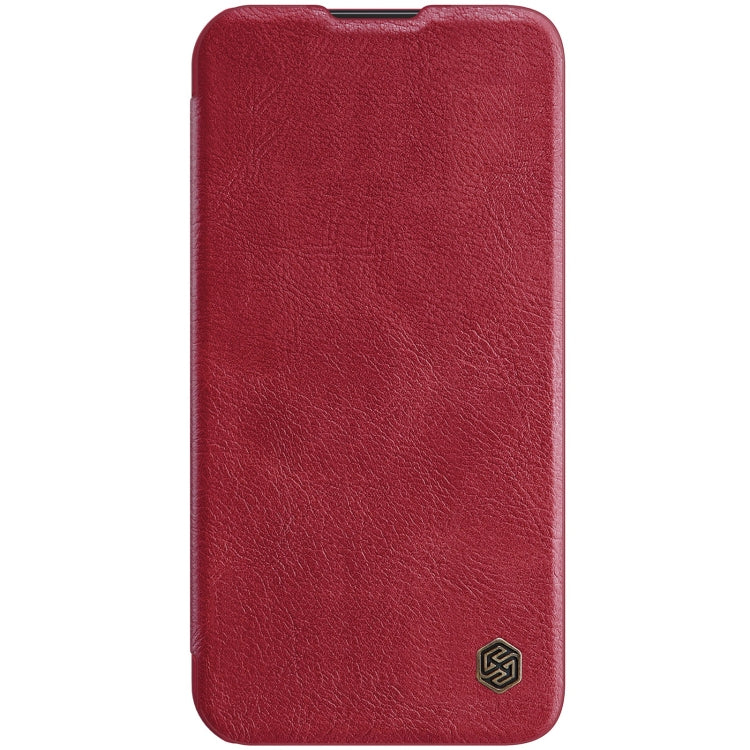 For iPhone 14 Pro NILLKIN QIN Series Pro Crazy Horse Texture Leather Case(Red) - HoMEdemic™ 