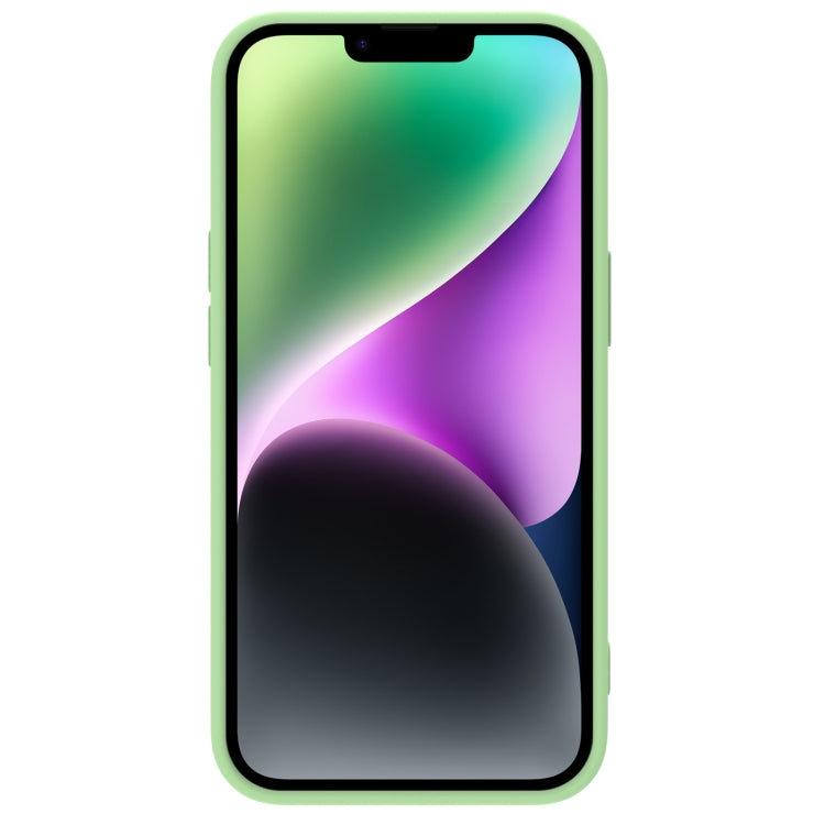 For iPhone 14 NILLKIN CamShield MagSafe Liquid Silicone Phone Case(Green) - HoMEdemic™ 