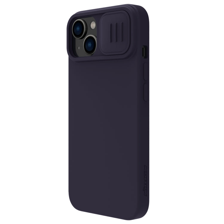 For iPhone 14 NILLKIN CamShield MagSafe Liquid Silicone Phone Case (Deep Purple) - HoMEdemic™ 