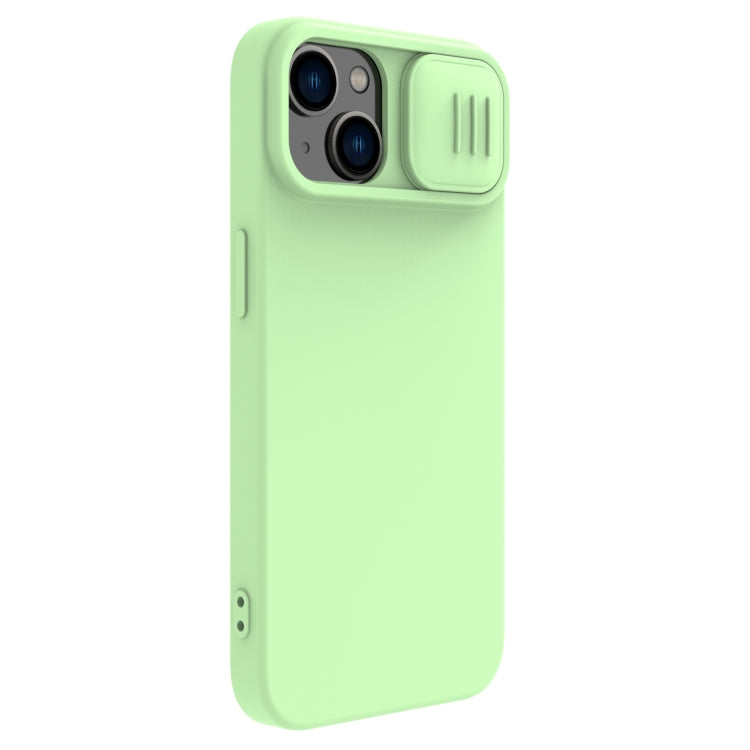 For iPhone 14 NILLKIN CamShield Liquid Silicone Phone Case(Green) - HoMEdemic™ 
