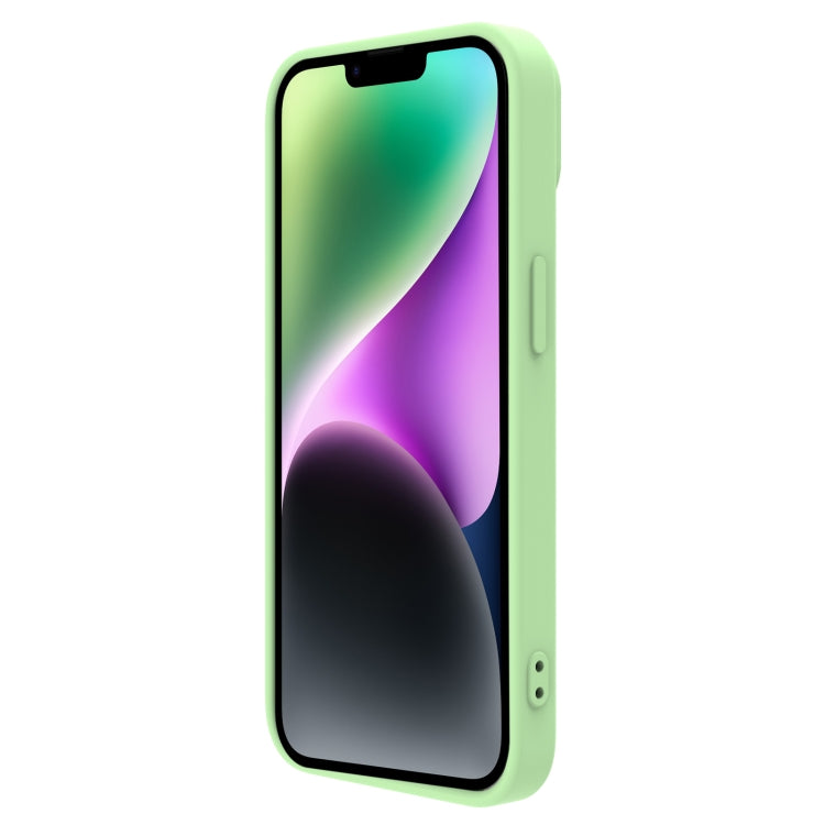 For iPhone 14 NILLKIN CamShield Liquid Silicone Phone Case(Green) - HoMEdemic™ 