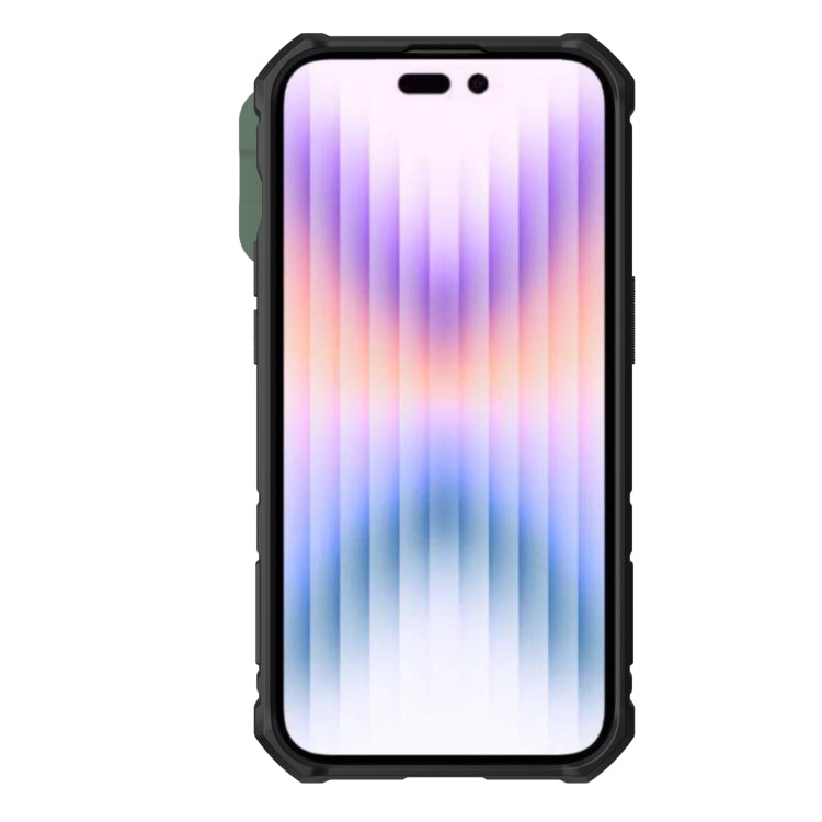 For iPhone 14 Pro NILLKIN CamShield Armor Pro Magnetic Phone Case(Green) - HoMEdemic™ 