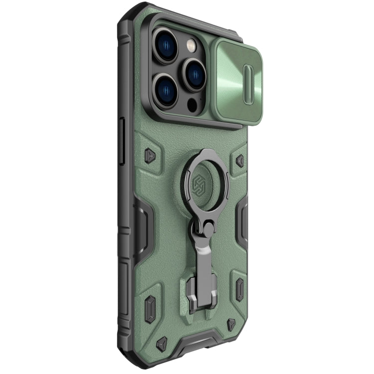For iPhone 14 Pro NILLKIN CamShield Armor Pro Magnetic Phone Case(Green) - HoMEdemic™ 