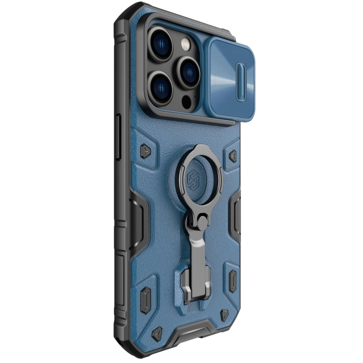 For iPhone 14 Pro NILLKIN CamShield Armor Pro Magnetic Phone Case(Blue) - HoMEdemic™ 