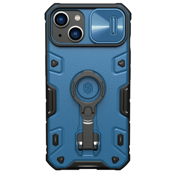For iPhone 14 NILLKIN Shockproof CamShield Armor Protective Case(Blue) - HoMEdemic™ 