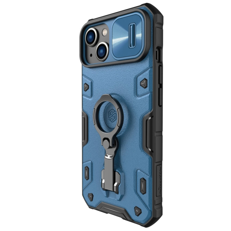 For iPhone 14 NILLKIN Shockproof CamShield Armor Protective Case(Blue) - HoMEdemic™ 