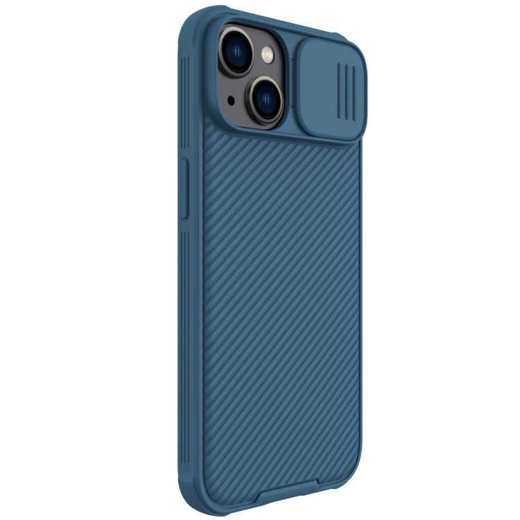 For iPhone 14 Plus  NILLKIN CamShield Pro Protective Phone Case(Blue) - HoMEdemic™ 
