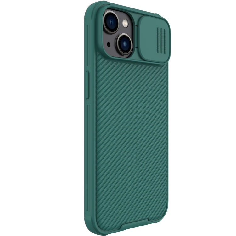 For iPhone 14 Plus  NILLKIN CamShield Pro Protective Phone Case(Green) - HoMEdemic™ 