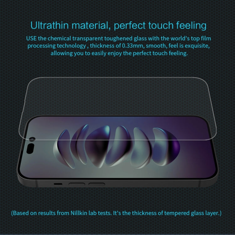 For iPhone 14 Pro NILLKIN H 0.33mm 9H Explosion-proof Tempered Glass Film - HoMEdemic™ 