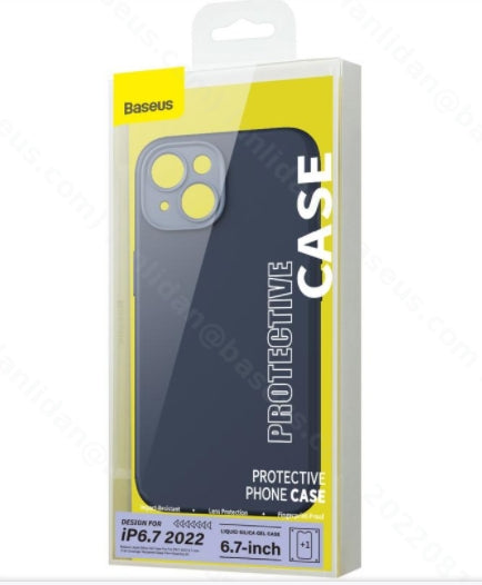 For iPhone 14 Pro Baseus Liquid Silica Gel Phone Case(Blue) - HoMEdemic™ 