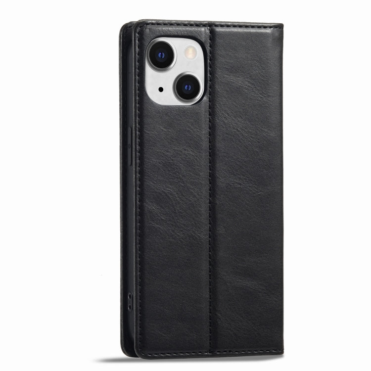 For iPhone 13 Mini LC.IMEEKE RFID Anti-theft Leather Phone Case(Black) - HoMEdemic™ 