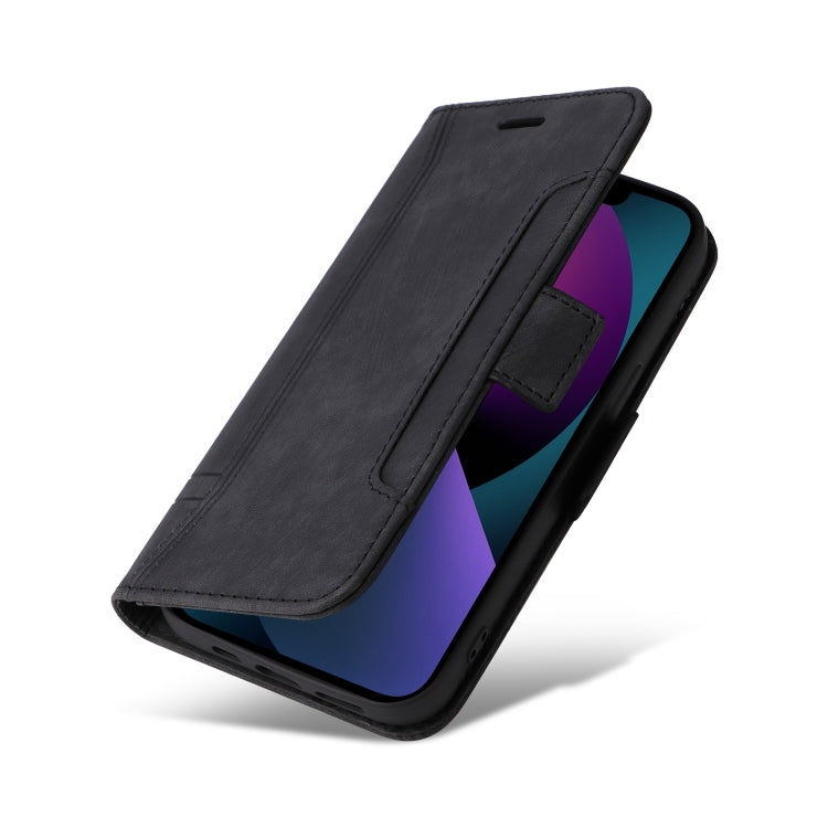 For iPhone 14 BETOPNICE Dual-side Buckle Leather Phone Case(Black) - HoMEdemic™ 