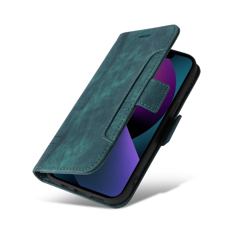 For iPhone 14 BETOPNICE Dual-side Buckle Leather Phone Case(Green) - HoMEdemic™ 