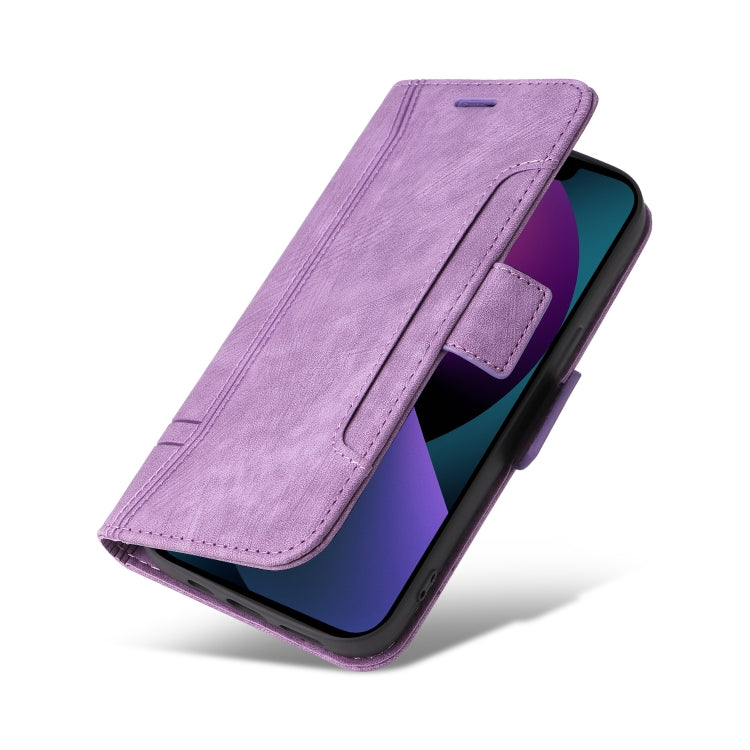 For iPhone 14 BETOPNICE Dual-side Buckle Leather Phone Case(Purple) - HoMEdemic™ 