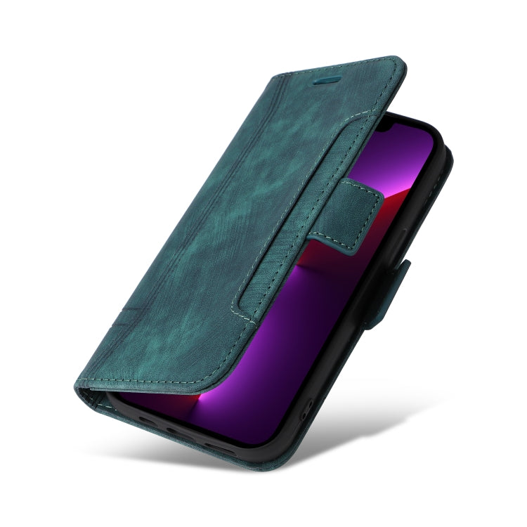 For iPhone 13 Pro BETOPNICE Dual-side Buckle Leather Phone Case(Green) - HoMEdemic™ 