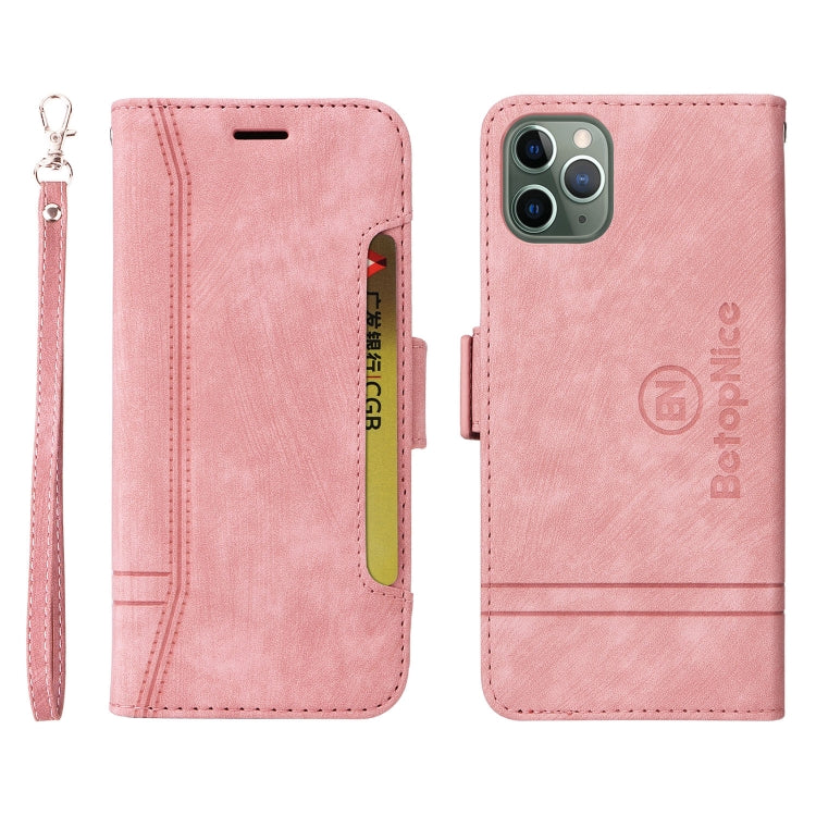 For iPhone 11 BETOPNICE Dual-side Buckle Leather Phone Case(Pink) - HoMEdemic™ 