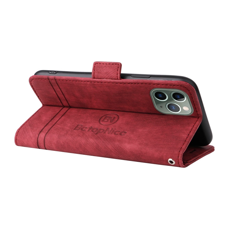 For iPhone 11 BETOPNICE Dual-side Buckle Leather Phone Case(Red) - HoMEdemic™ 