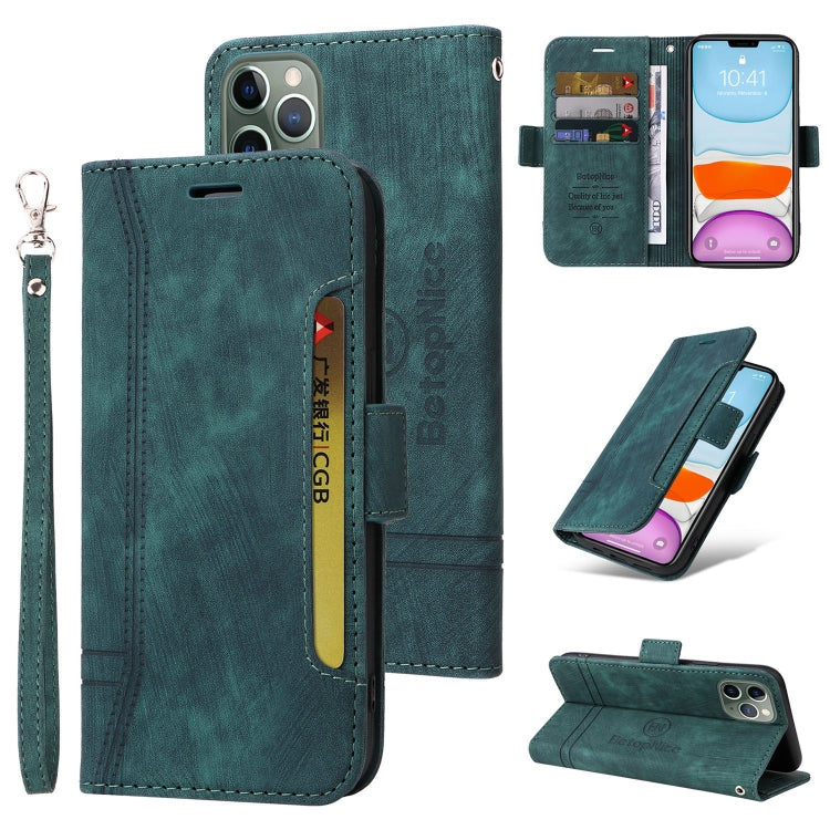 For iPhone 11 BETOPNICE Dual-side Buckle Leather Phone Case(Green) - HoMEdemic™ 