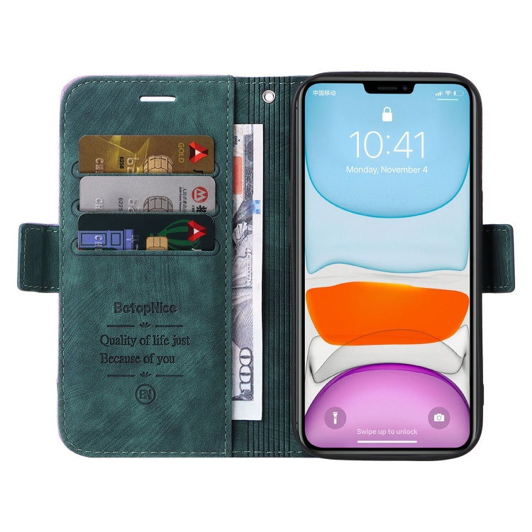For iPhone 11 BETOPNICE Dual-side Buckle Leather Phone Case(Green) - HoMEdemic™ 