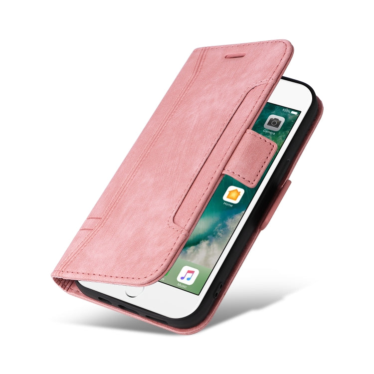 For iPhone 7 Plus / 8 Plus BETOPNICE Dual-side Buckle Leather Phone Case(Pink) - HoMEdemic™ 
