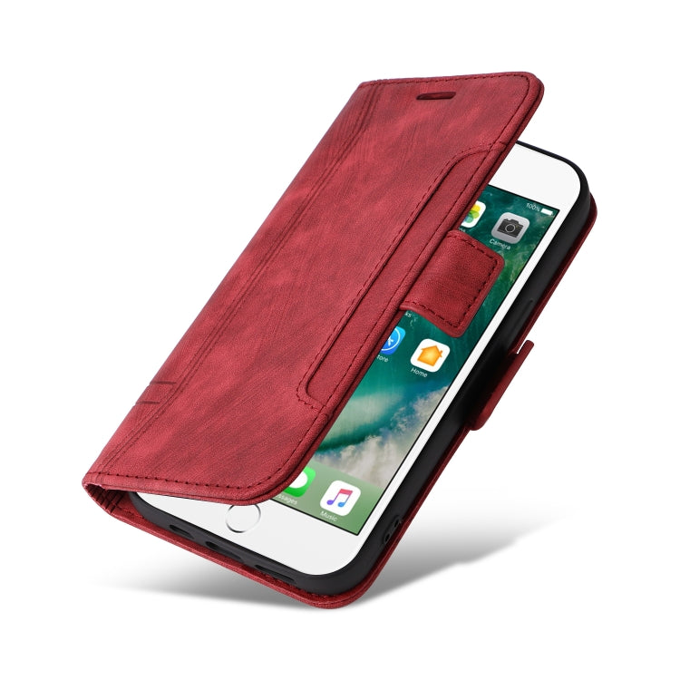 For iPhone 7 Plus / 8 Plus BETOPNICE Dual-side Buckle Leather Phone Case(Red) - HoMEdemic™ 