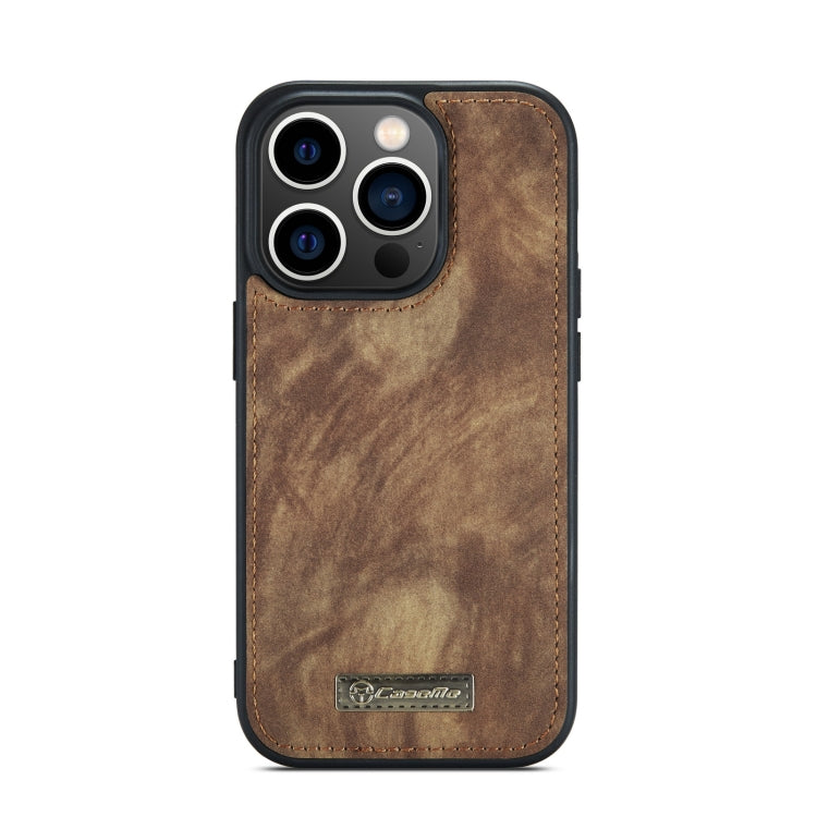 For iPhone 14 Pro CaseMe 008 Detachable Multifunctional Leather Phone Case(Brown) - HoMEdemic™ 