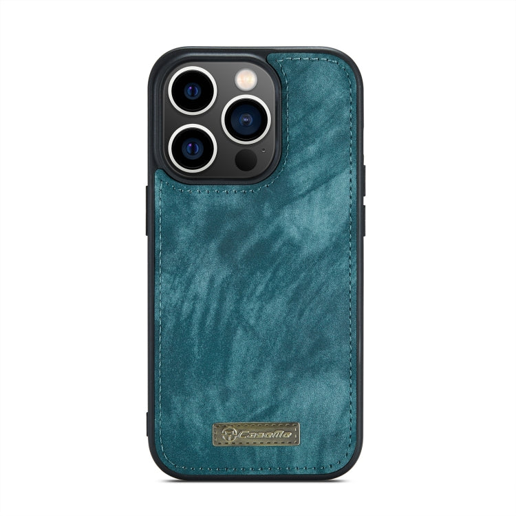 For iPhone 14 Pro CaseMe 008 Detachable Multifunctional Leather Phone Case(Blue) - HoMEdemic™ 