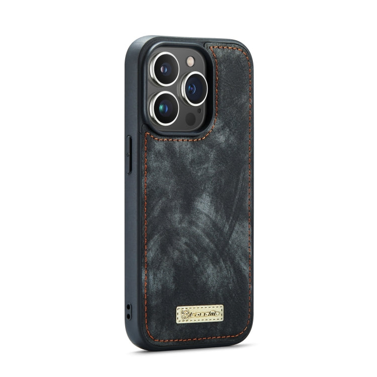 For iPhone 14 Pro CaseMe 008 Detachable Multifunctional Leather Phone Case(Black) - HoMEdemic™ 