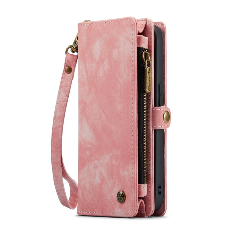 For iPhone 14 Pro CaseMe 008 Detachable Multifunctional Leather Phone Case(Pink) - HoMEdemic™ 