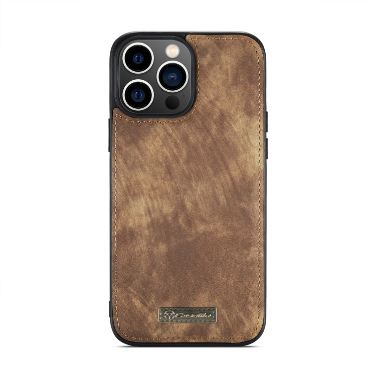 For iPhone 14 Pro Max CaseMe 008 Detachable Multifunctional Leather Phone Case(Brown) - HoMEdemic™ 