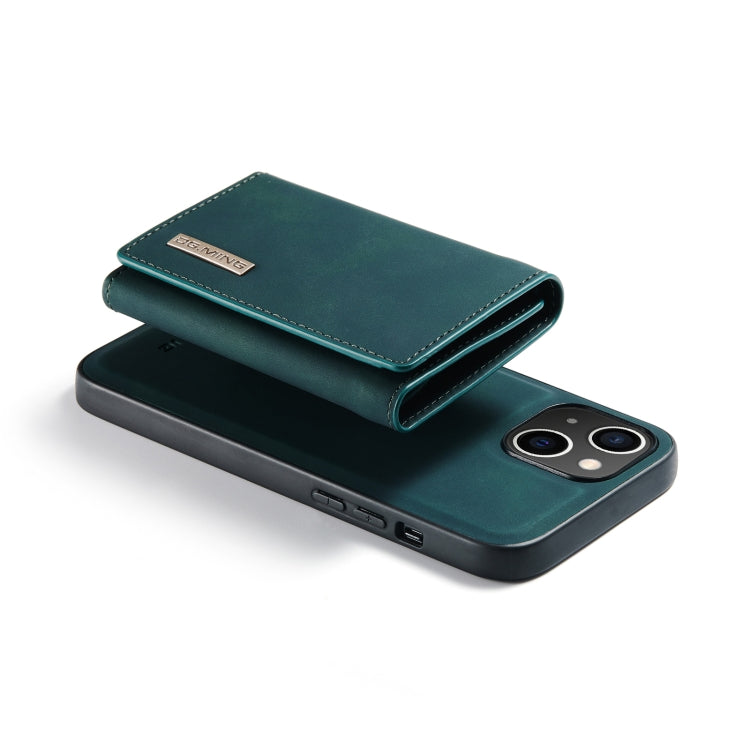 For iPhone 14 DG.MING M1 Series 3-Fold Multi Card Wallet Leather Case(Green) - HoMEdemic™ 
