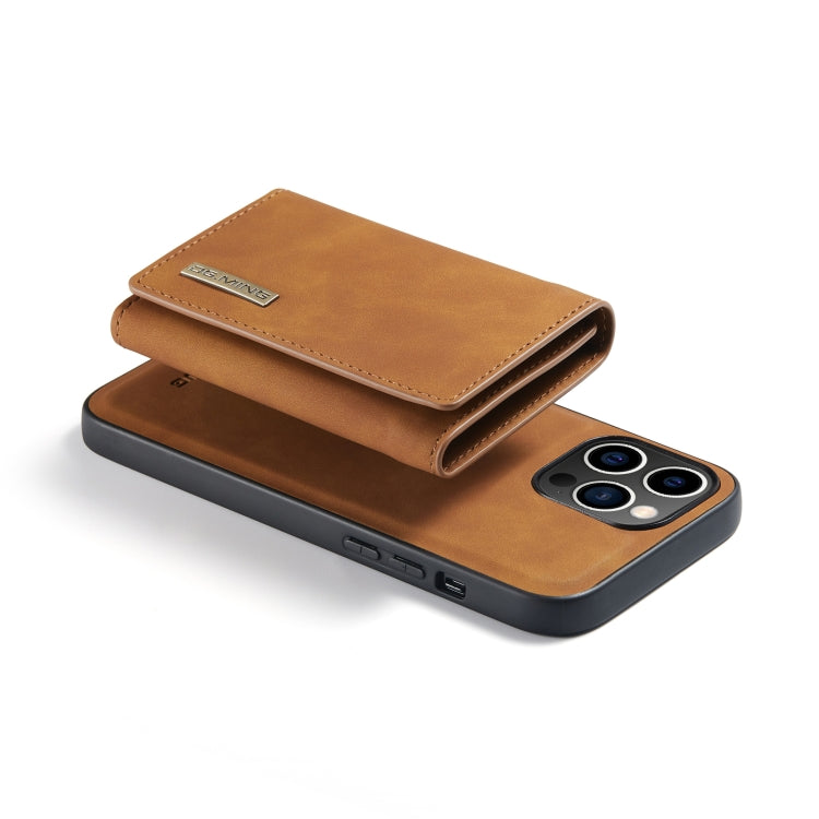 For iPhone 14 Pro DG.MING M1 Series 3-Fold Multi Card Wallet Leather Case(Brown) - HoMEdemic™ 