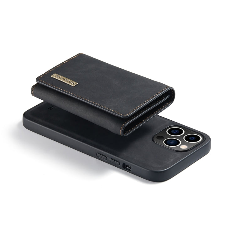 For iPhone 14 Pro Max DG.MING M1 Series 3-Fold Multi Card Wallet Leather Case(Black) - HoMEdemic™ 