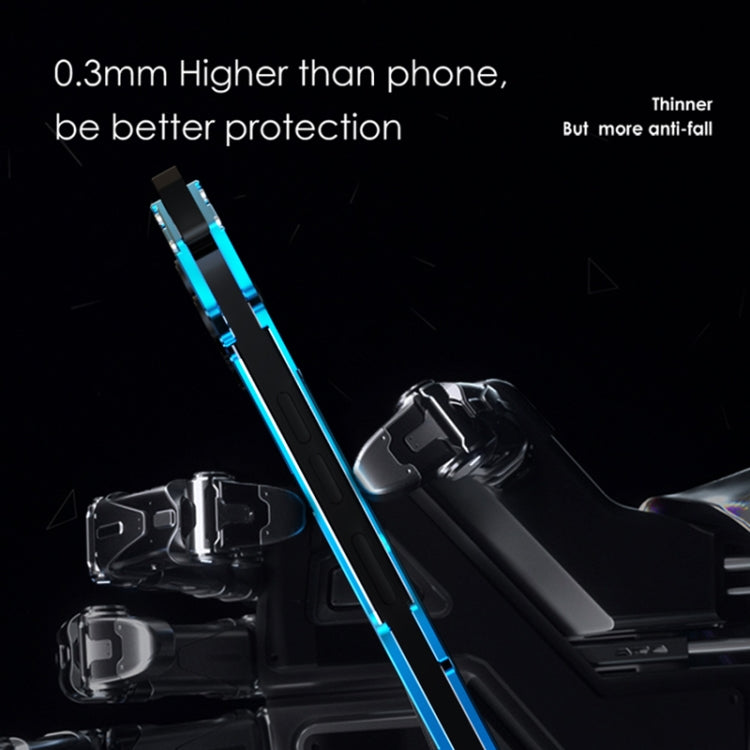 For iPhone 14 R-JUST RJ17 Shockproof Armor Metal Phone Case(Black) - HoMEdemic™ 