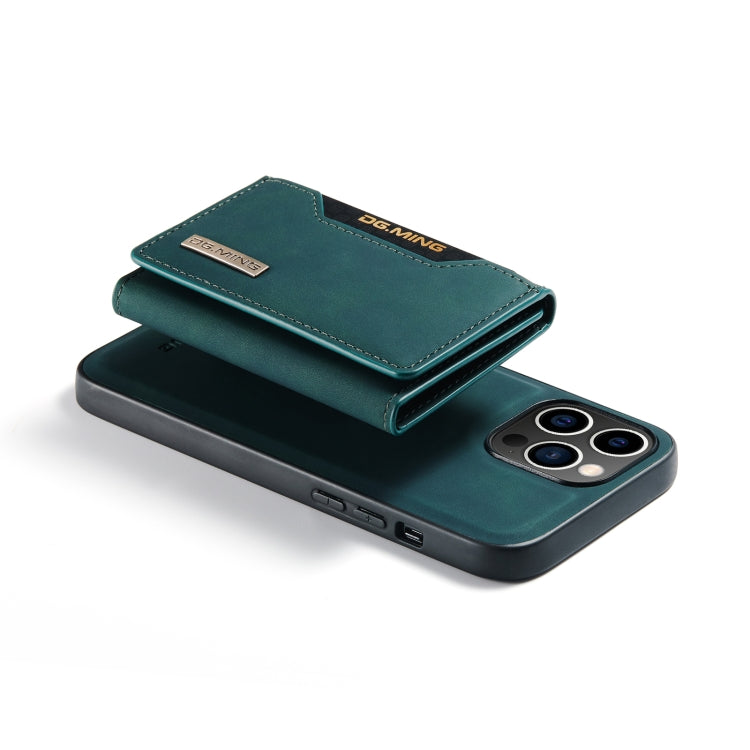 For iPhone 14 Pro Max DG.MING M2 Series 3-Fold Card Bag Leather Case(Green) - HoMEdemic™ 