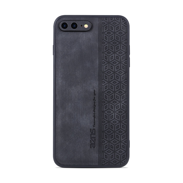 For iPhone 7 Plus / 8 Plus AZNS 3D Embossed Skin Feel Phone Case(Black) - HoMEdemic™ 