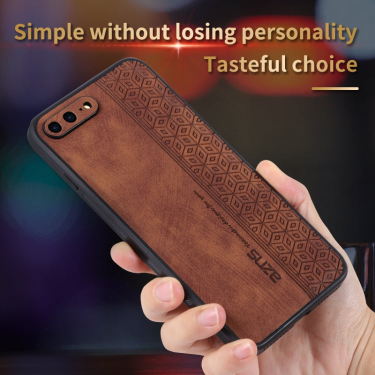 For iPhone 7 Plus / 8 Plus AZNS 3D Embossed Skin Feel Phone Case(Dark Green) - HoMEdemic™ 