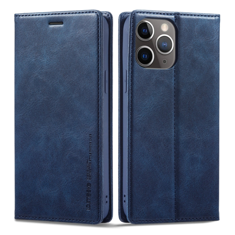 For iPhone 11 Pro LC.IMEEKE RFID Anti-theft Leather Phone Case(Blue) - HoMEdemic™ 